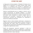 comunicado / Agrupación De Hermandades y Cofradías de Córdoba