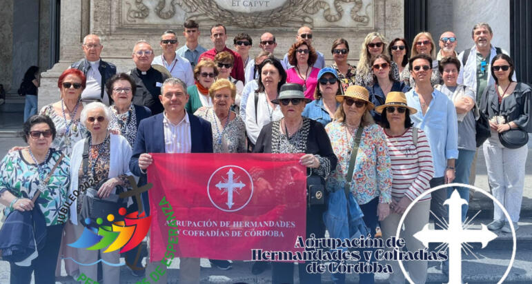 Cofrades cordobeses viajan a Roma para celebrar el Jubileo de la Esperanza