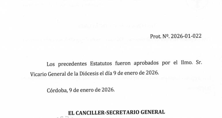 Ratificados los Estatutos de la Agrupación de Hermandades y Cofradías de Córdoba