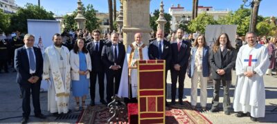 La Agrupación acompaña a Córdoba en la solemne Eucaristía a San Rafael y en la recuperación del triunfo del Alpargate
